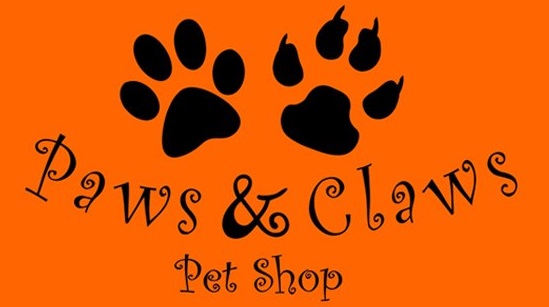 Paws & Claws Pet Shop Logo