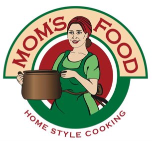 MOM's Food Restaurant Logo