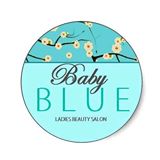 Baby Blue Beauty Ladies Salon Logo