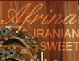 Afrina Iranian Sweets Logo