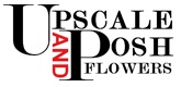 Upscale and Posh Flowers Logo