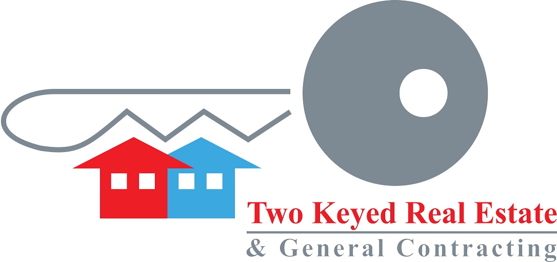 Two Keyed Real Estate Logo