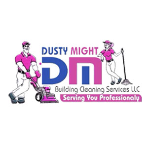 DM Maids (Dusty Might Building Service) Logo
