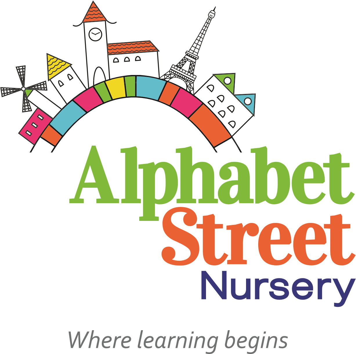 Alphabet Street Nursery Logo