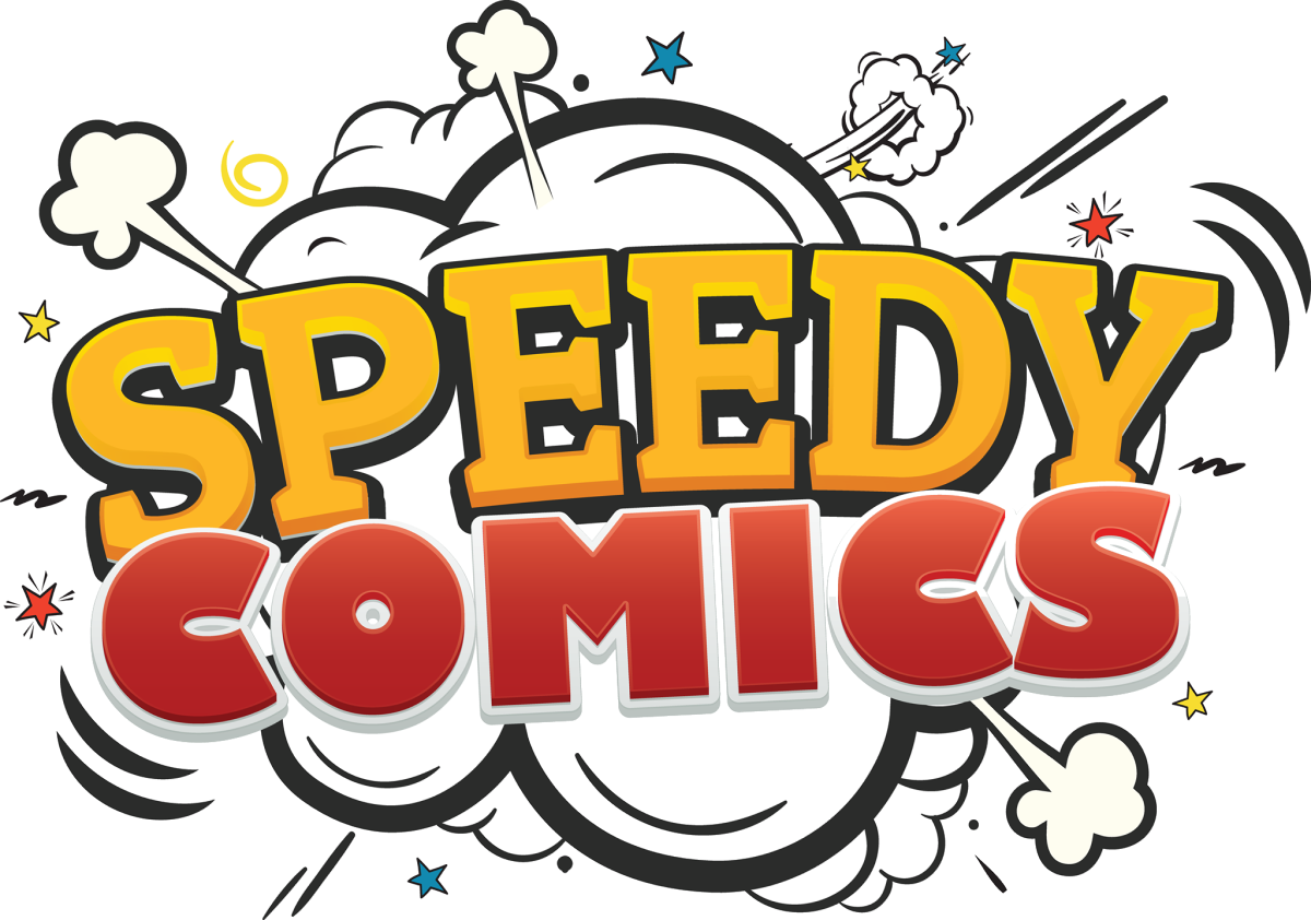 Speedy Comics - Al Wasl Branch Logo