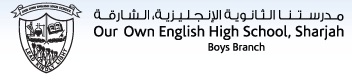 Our Own English High School - Boys Sharjah Logo