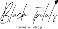 Black Patels Flowers Logo