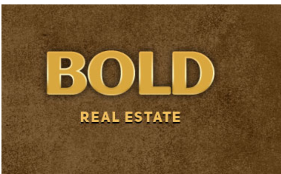 BOLD Real Estate Logo