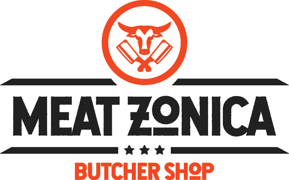 Meat Zonica Butcher Shop Logo