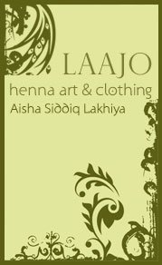 Laajo Henna Art and Clothing Logo