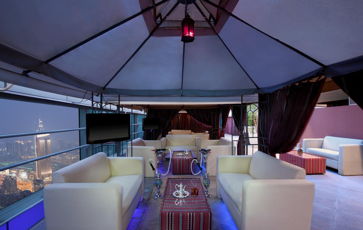 Turkish Roof Top Shisha Bars, Pubs and Lounges Dubai International