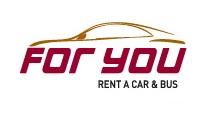 For You Rent A Car & Bus Logo