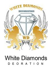 White Diamonds Decoration  Logo