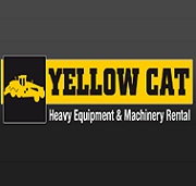Yellow Cat Heavy Equipment and Machinery Rental Logo