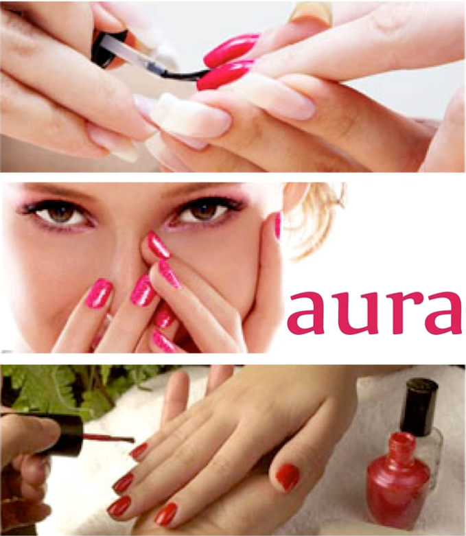 Aura Beauty Salon Logo