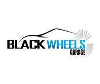 Black Wheels Garage Logo