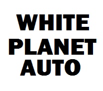 White Planet Auto Logo