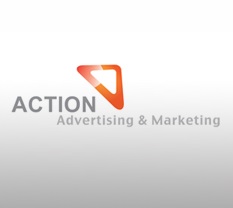 ACTION  Advertising & Marketing Logo
