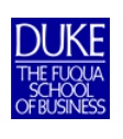 DUKE Fuqua School of Business Logo