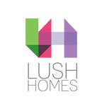 Lush Homes Real Estate Broker Logo