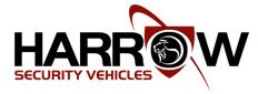 Harrow security vehicles Address Logo