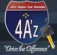 4A'z Super Car Rentals Logo
