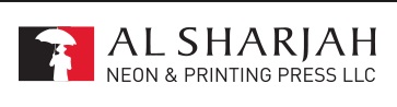 Al Sharjah Neon Printing Press Logo