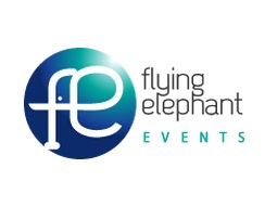 Flying Elephant Events Logo