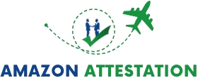 Amazon Attestation & Businessmen Service center Logo
