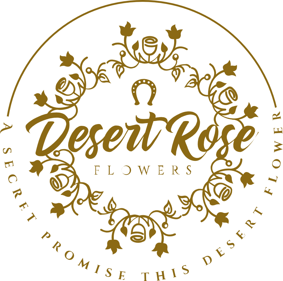 Desert Rose Flowers Logo