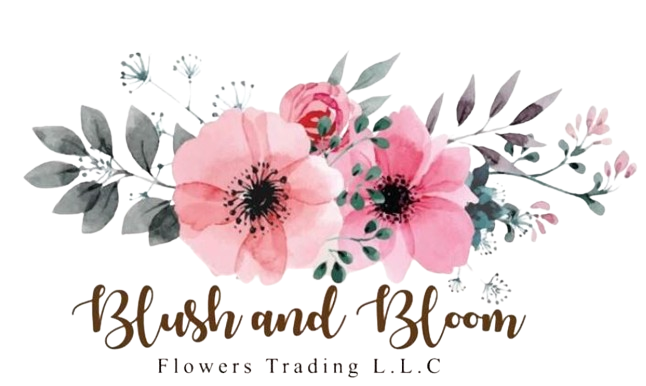 Blush and Bloom Flowers Logo
