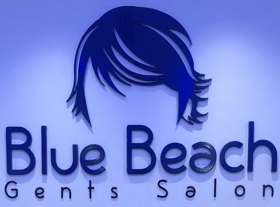 Blue Beach Gents Salon Logo
