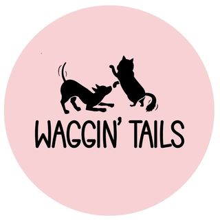 Waggin Tails Pets Care Logo
