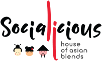 Socialicious Restaurant - House of Asian Blends Logo