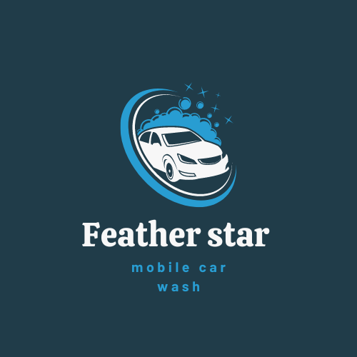 Feather Star Mobile Car Wash Logo