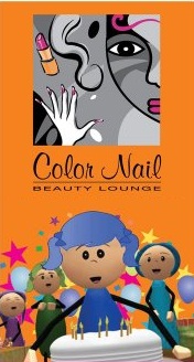 Color Nail Beauty Lounge (Kids Spa Party) Logo