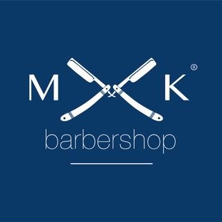 MK Barber Shop Logo