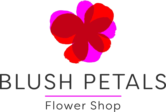 Blush Petals Flower Shop Logo