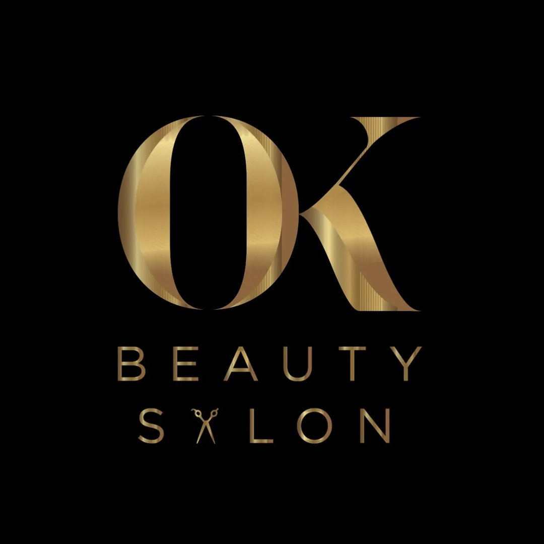 OK Hair & Beauty Salon Logo
