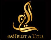 Entrust and Title Real Estate Broker Logo