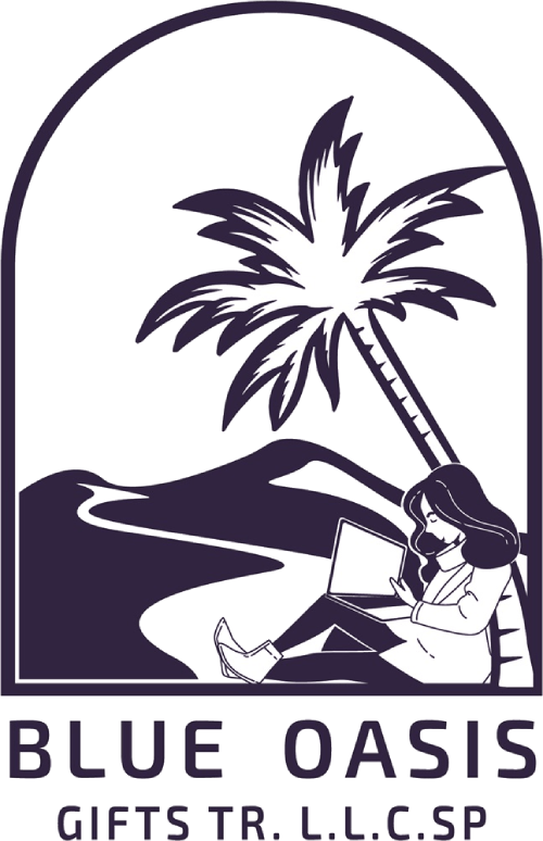 Blue Oasis Gifts & Printing Services  Logo