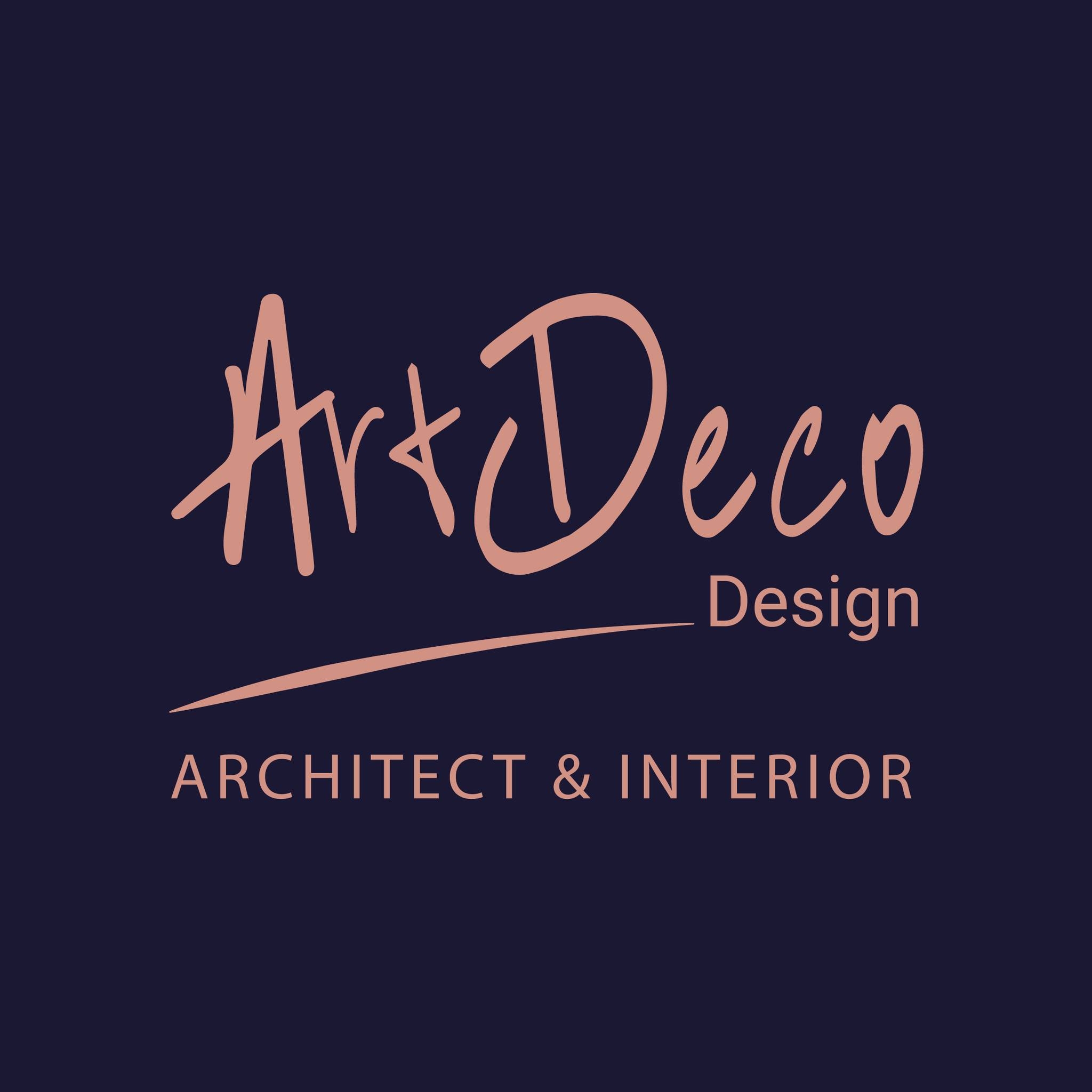 Dar Al Funoon Project Management Services - Art Deco Design Logo