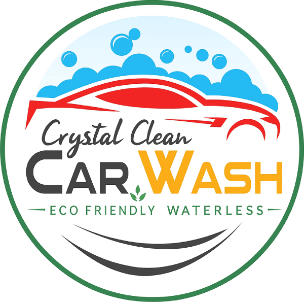 Crystal Clean Car wash  Logo