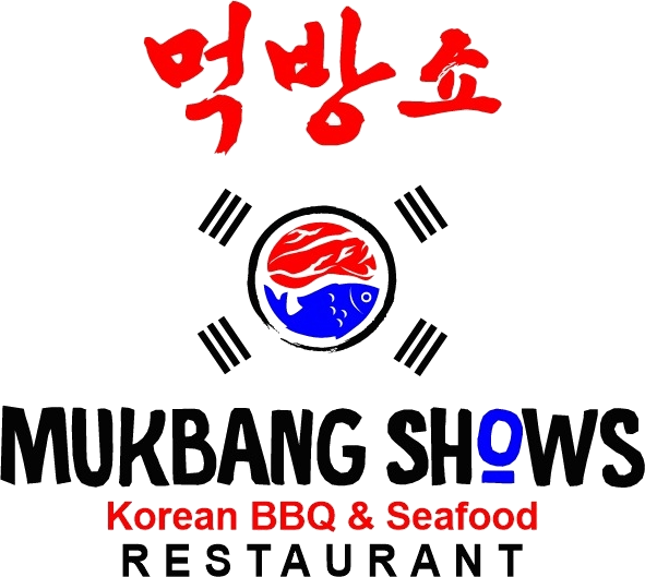 Mukbang Shows Korean BBQ And Seafood Restaurant Logo