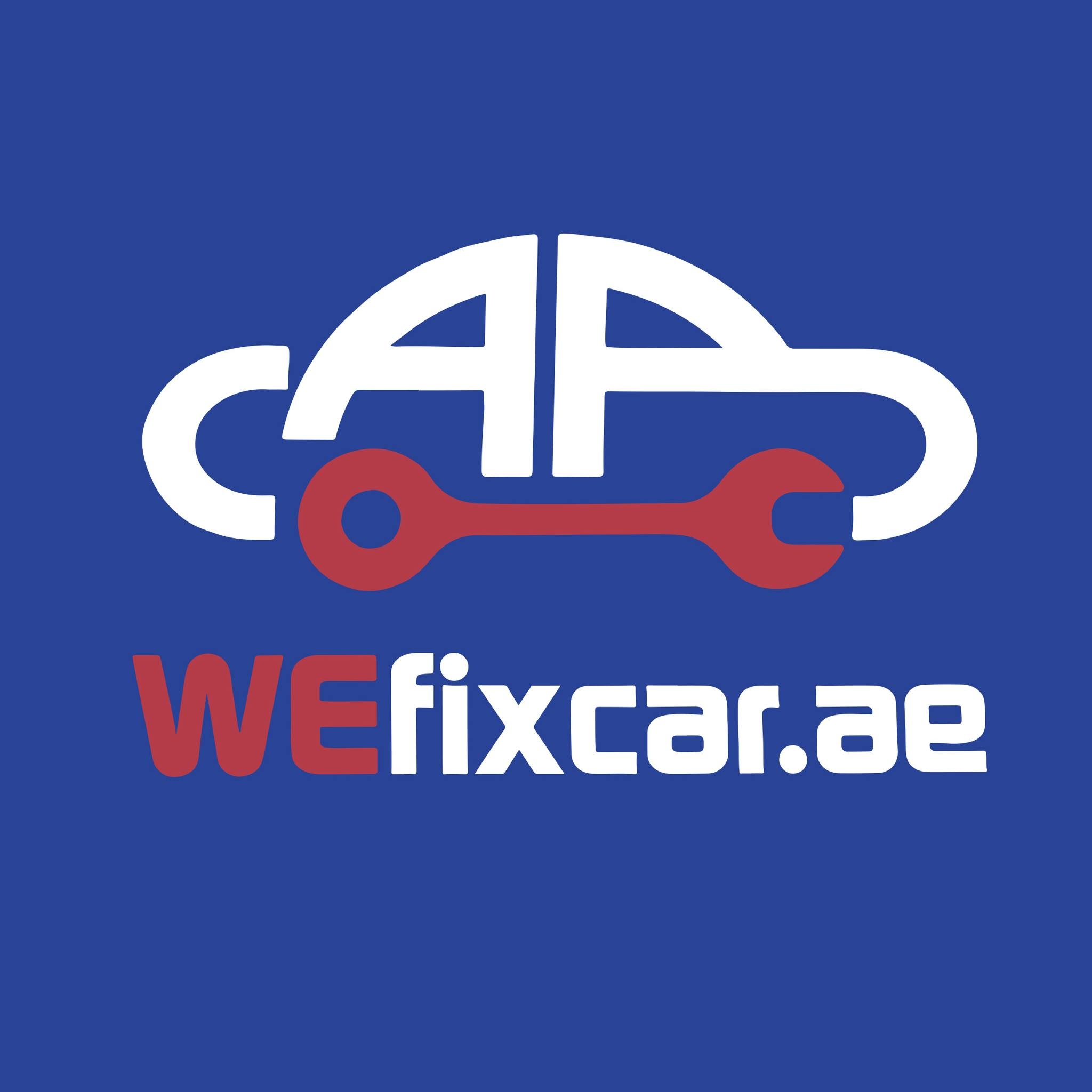 We Fix Car Logo