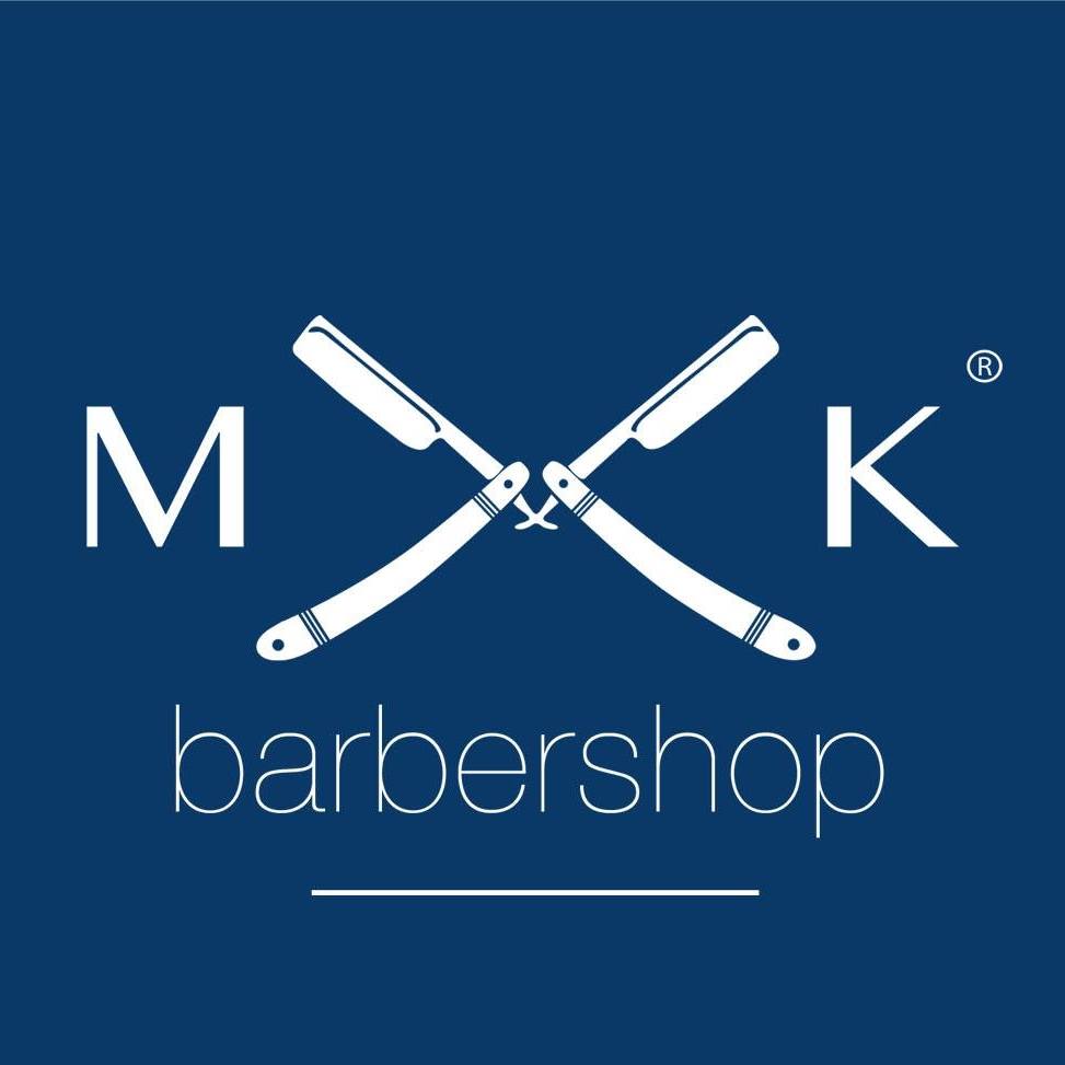 MK Barber Shop Logo