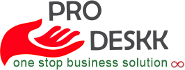 Pro Deskk One Stop Business Solution Logo