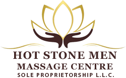 Hot stone Men's Spa Logo
