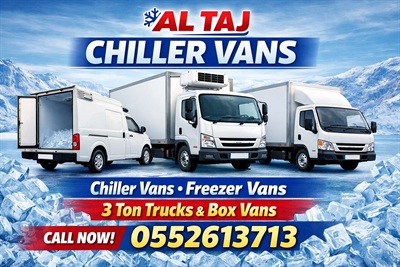 Al Taj Chiller Van Rental