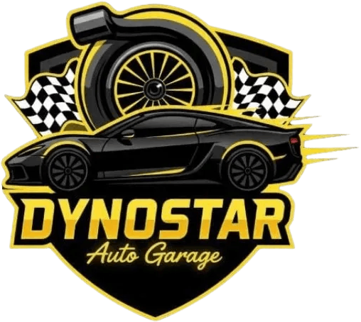 Dyno Star Auto Repairing Garage Logo
